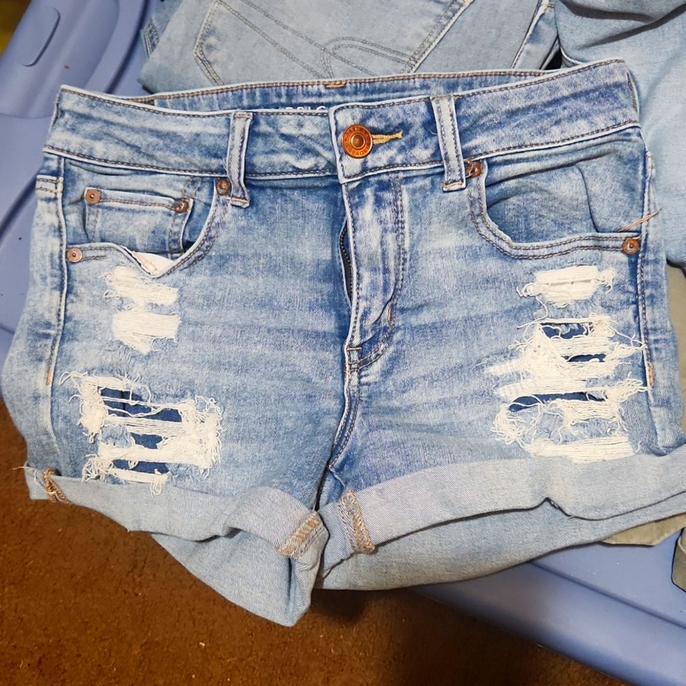 Blue Jean shorts AE size 8